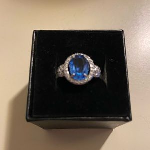 Ring Bomb Party Blue Tanzanite Ring. NWT. Size 9